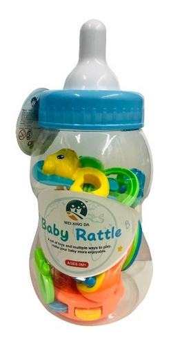 Sonajeros Set 10 Pzas En Mamadera Gigante Ar1 5512 Ellobo 0