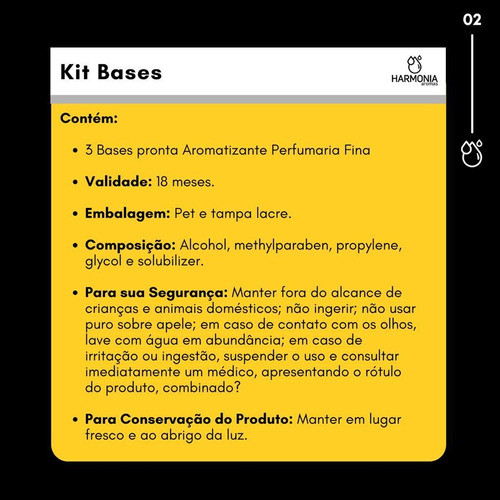 Kit 4 Base Aromatizante Varetas Perfumes Fixador 900ml 1