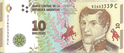 Bottero 4003 $ 10 Tercer Diseño Serie C Sin Circular Palermo 0