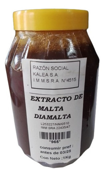 Extracto De Malta (diamalta) 5kg 0
