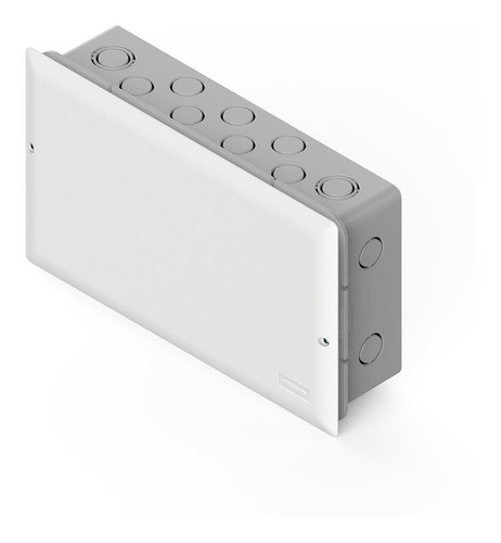 Caja De Pase Embutir Pvc Con Tapa 250x300x90 Genrod 0