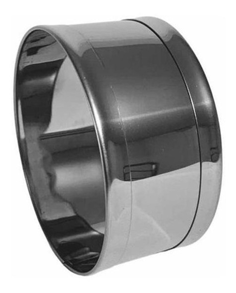 Kit 10 Aro Modelador De Massa, Pão Hambúrguer 10 X 5 Inox 0