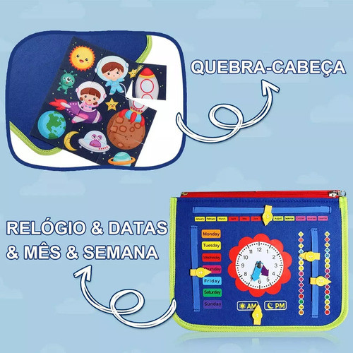 Montessori De Educativa De Maleta Sensorial Brinquedo 1