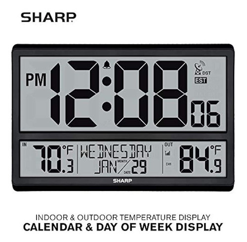 Sharp Atomic Clock - ¡nunca Necesita Configuración! - Número 1