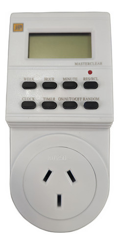 Temporizador Reloj Timer Programable Digital Enchufable 10a 0