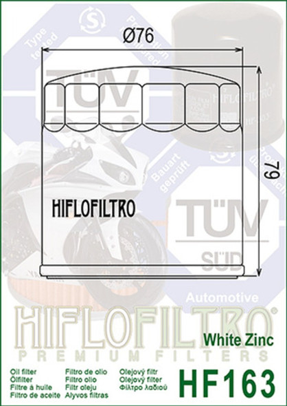 Filtro De Aceite Bmw R1150 Rt Hiflofiltro Hf163 Ryd 1