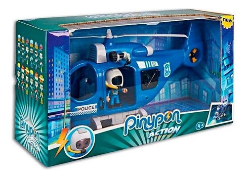 Pinypon Action Helicoptero De Policia Con Luz Tun Tunishop 0