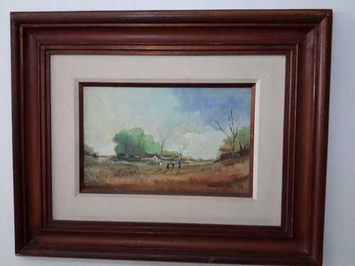 453- Francesco Brunocilla. Ost 52x65cm =  Paisagem Urbana. 0