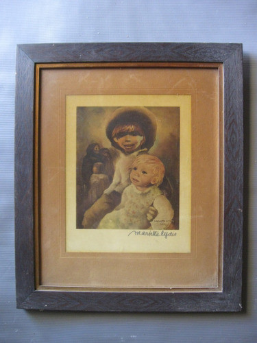 Lamina, Impresion, Litografia De Mariette Lydis, Firmada 0