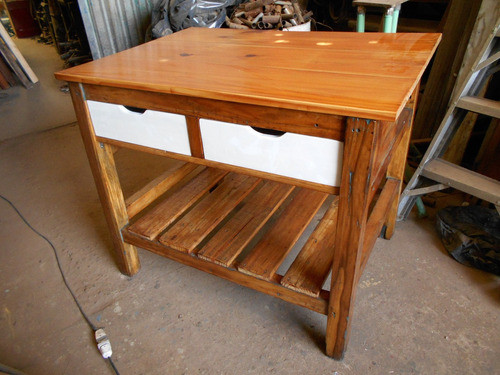 Mesa  Central  O  De Arrime  Desayunador  Estilo Campo 1