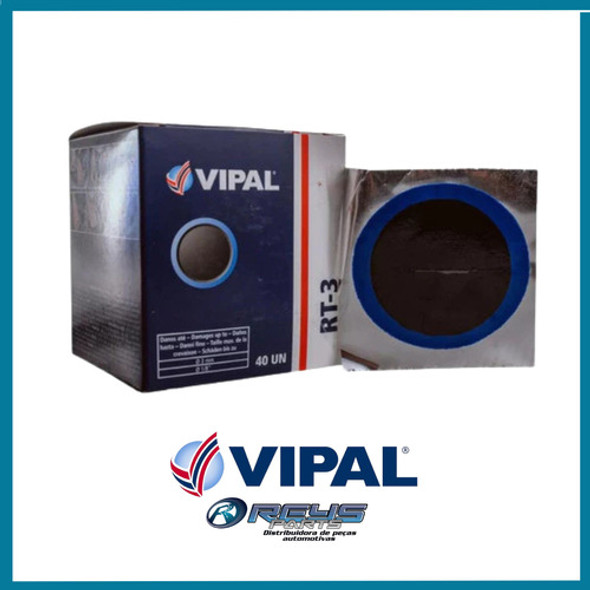 Remendo Reparo A Frio Borracharia Pneu Rt3 Vipal 40 Uni 1