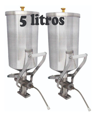 2 Doceira Recheador Churros Profissional 5 Litros Recheio 0