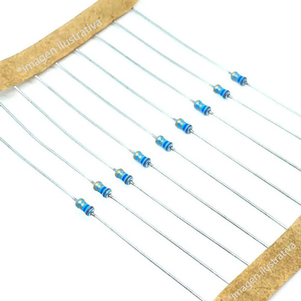 10 Resistencias Metal Film 1/2w 0.5w 0.47 Ohm 0.47r 5% 0