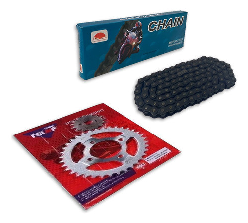 Kit Transmision Gilera Smash 125 Reinf 36 15 Acero 1023 0