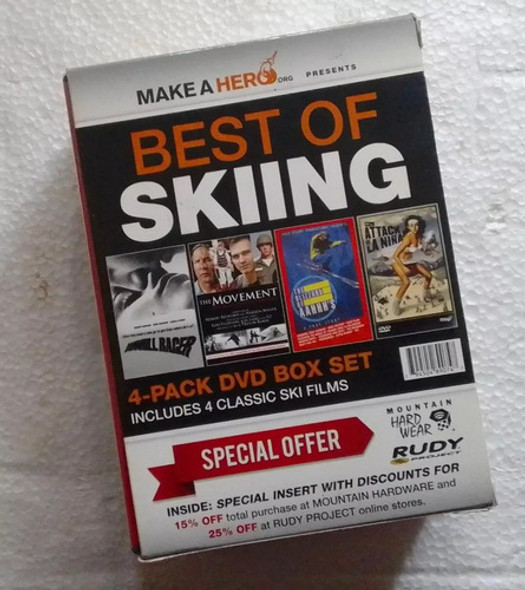 4 Dvd Best Of Skiing. 4 Dvd Box Set  Make A Hero 0