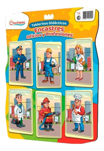 Encastres Didácticos Oficios Y Profesiones 0