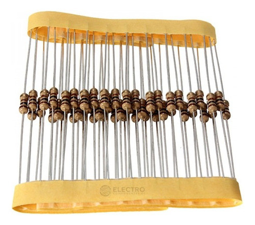 Pack 50 Resistencias 6800 Ohm 6,8k 1/4w Resistencia Arduino 1