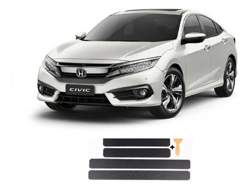 Accesorio Tuning Cubre Zócalos Carbono Honda Civic  Kenny 1