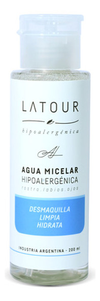 Andre Latour Agua Micelar Hipoalergénica Demaquillante 200ml 0 Andre Latour Agua Micelar Hipoalergénica Demaquillante 200ml 0
