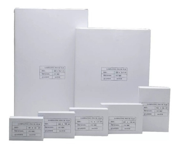 Pouch Para Plastificado A-4 Y Oficio, 150 Mic.50 Unid.de C/u 1