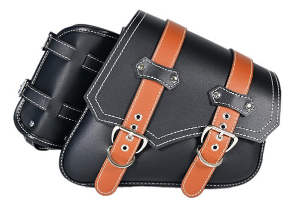 Bolsas De Sillín Para Motocicleta Jlobamot |alforja De Cuero 0