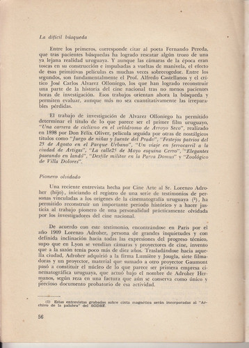 Uruguay Cine Nacional Perdido Por Hintz Y Musica Sodre 1966 1