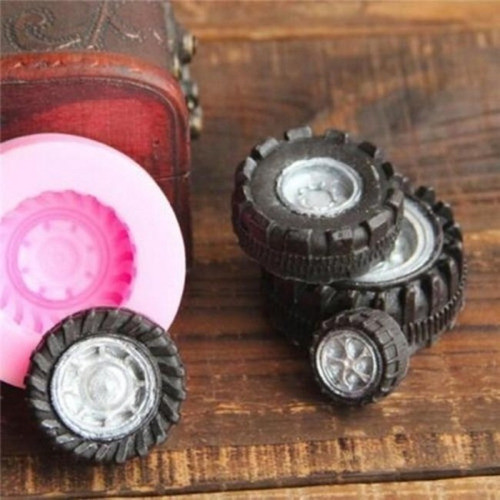 Molde De Silicone Roda, Carro, Hot Wheels Para Decorar 1