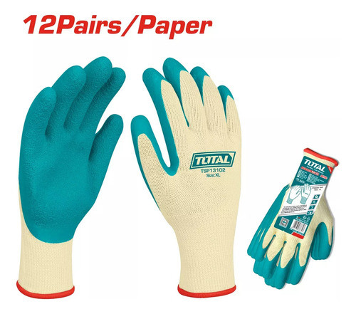 Guantes De Latex Para Cargas Pesadas Talle Xl Total Tsp13102 1