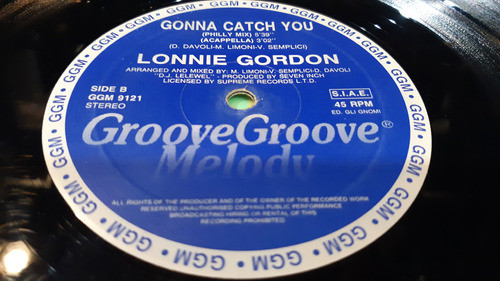 Lonnie Gordon Gonna Catch You Vinilo Maxi Italy 91 Muy Bueno 0