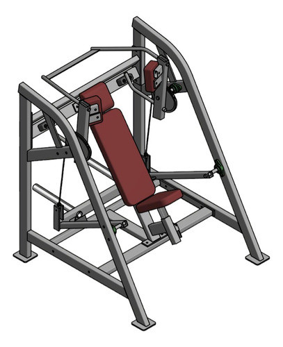 Plano Maquina De Gimnasio Pullover 0