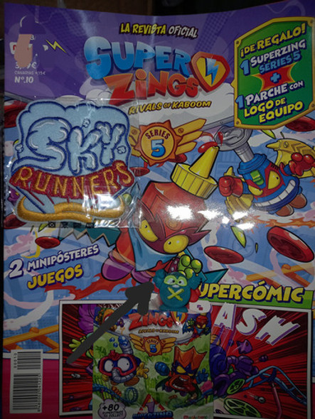 Super Zings Revista Oficial, Serie 5 Numero 10. Hay Variante 1