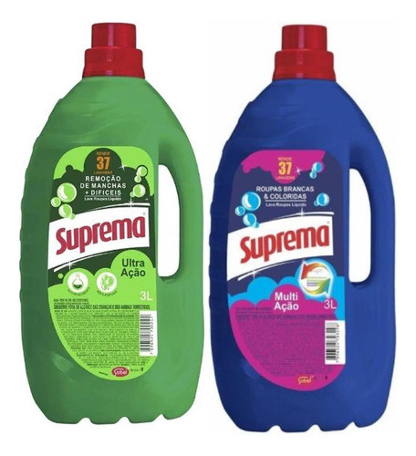 Jabón Líquido Para Ropa Suprema 3 Litros 0
