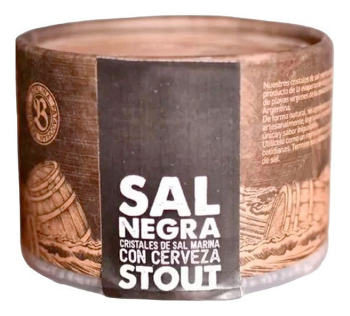 Pack X3 Cristal De Sal Marina Cerveza Stout X70 Sal De Aqui 0