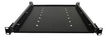 Bandeja Móvel Padrão 19  1u X 500mm Preta Max Eletron 0