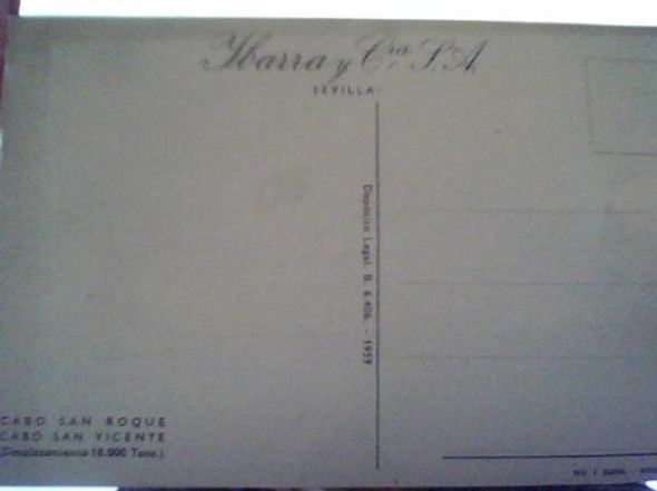 Antigua Postal Con Ilustración De Barco 1