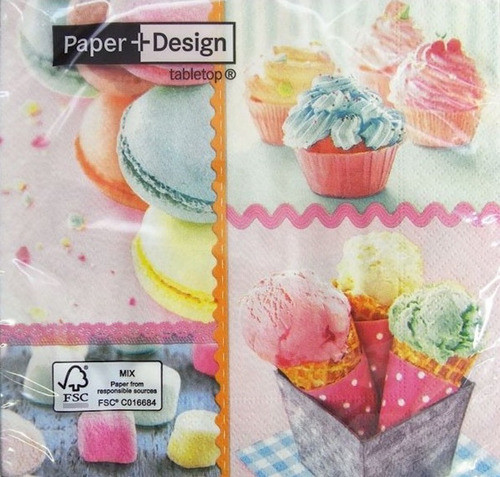 Servilletas De Papel 3 Capas - 33 X 33 Cm - 20 Unidades 1