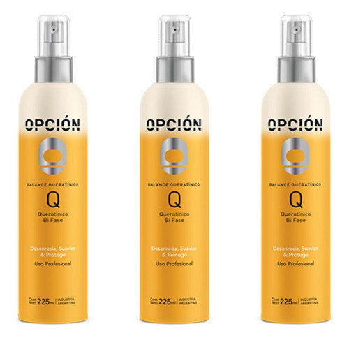 Bi Fase Queratinico Opcion Hidratante Keratina225ml X 3 U 0
