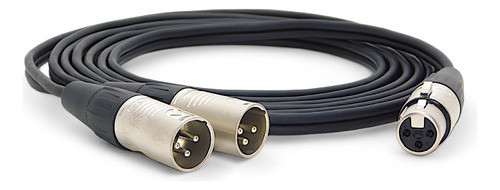 Cables Adaptador Canon Hembra 2 Machos Balanceado Neutrik 0