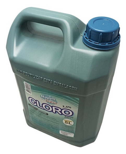 Agua Sanitaria Cloro Liquido 2,5% Multiuso Ativo 5l Full 1