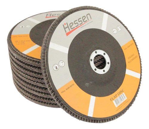 Flap Disc Oxido Alumínio 4.1/2 X 7/8 Gr 120 Caixa Com 20 Pçs 0