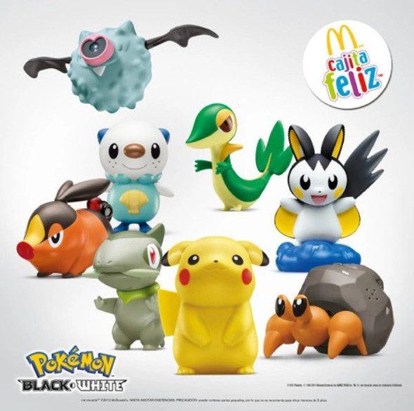 Mc Donald's Pokemon Black & White Collection 2012 Retro 0