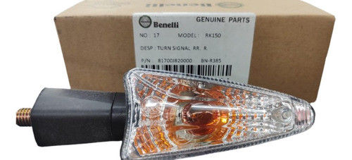 Guiño Trasero Derecho Benelli Tnt 15 Rk 150 Agrobikes!! 0