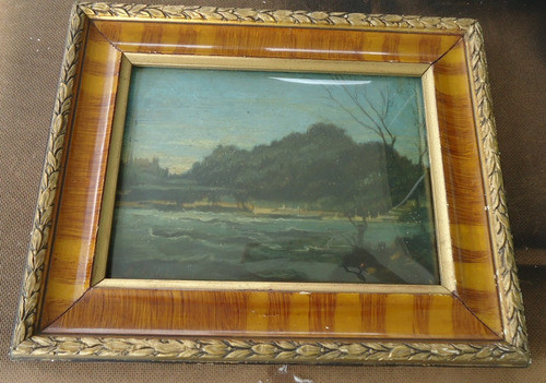 Pintura - Paisagem Com Castelo Ao Fundo/escola Europeia 0