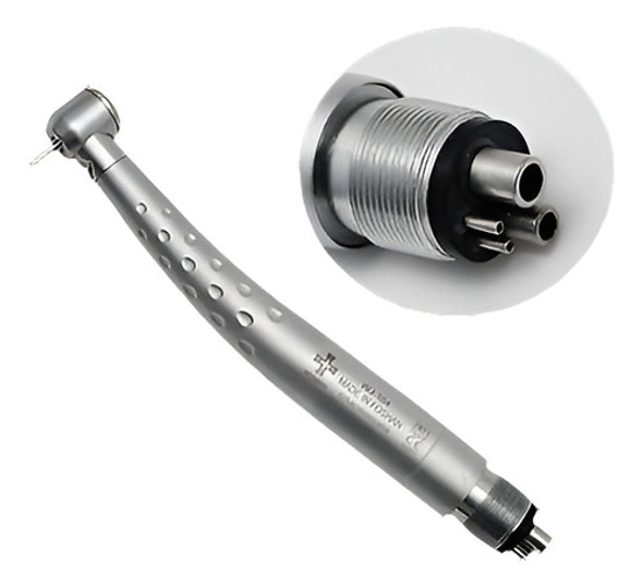 4 Orificio Oral Alta Velocidad Fibra Óptica Led Handpiece Bo 0