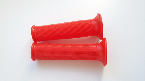 Puños Vintage Bobber Tracker Cafe Racer Scrambler Color Rojo 0