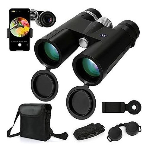 Laelr Prismáticos Hd De 12 X 42 Para Adultos Y Niños Con Ada 0