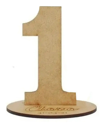 Nùmeros C/ Base Grabadas  Para Pintar O Decorar . Fibrofacil 0
