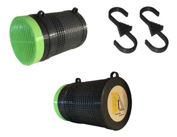 Filtro Olor Indoor 4¨ Universal Tamaño L Recargable+ganchos! 0