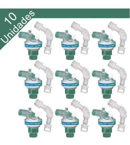 Filtro Respiratório Hmef Infantil Vent. Mecânica 10 Unidades 1