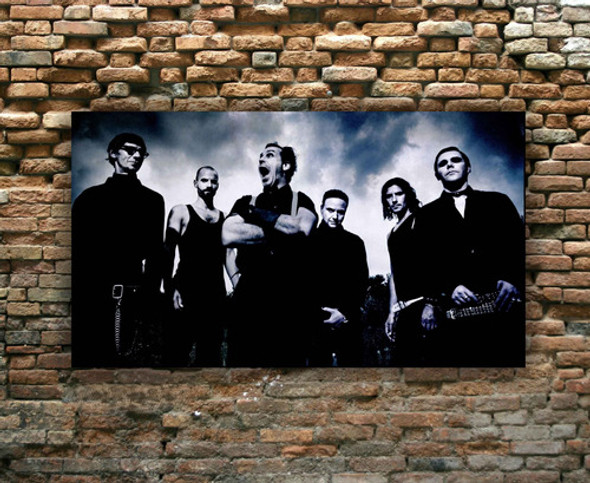 Cuadros De Rammstein Impresos En Tela A Medida En Bastidor 0